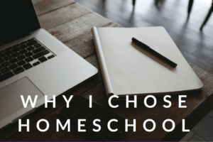 Why I chose homeschool