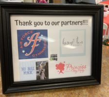Thank you to our partners Air Force Gymnastics Academy, Kasey & Ben Photography, No Bull Magic, Princess My Party, Green Bay Area Moms Blog