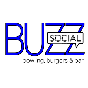Buzz Social birthday party logo