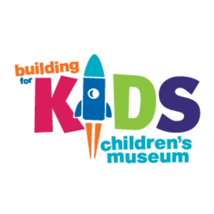 building for kids childrens museum appleton birthday party logo