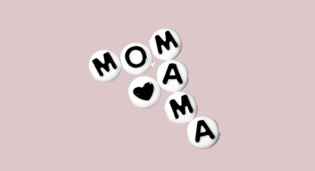 letters saying mom and mama; control freak