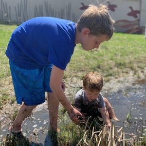 boys at duck creek Frog Catching: How-to and Tips