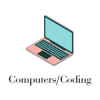 summer camps icon, computers, coding