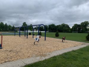 Park Preview- DeBroux Park swings