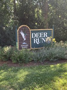 Deer Run Park sign